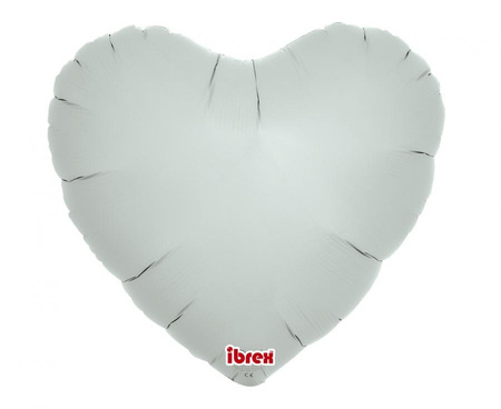 #BFK Balon Ibrex Hel, serce 14", Misty Blue, 5 szt.