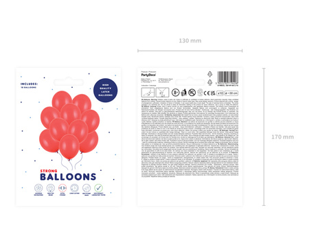 Balony Strong 30cm, Metallic Bright Green (1 op. / 100 szt.)
