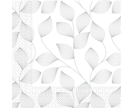 #ZSE Serwetki papierowe  Leaves, 33 x 33 cm, 20szt.