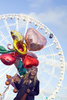 Balon foliowy Litera ''U'', 35cm, holograficzny