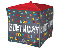 #BFK Balon foliowy Confetti burst bday