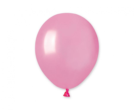 #BL Balony AM50 metal 5" - różowe 33/ 100 szt.