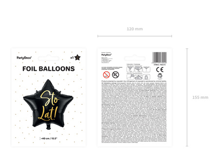 Balony Rainbow 23cm metalizowane, fuksja (1 op. / 10 szt.)