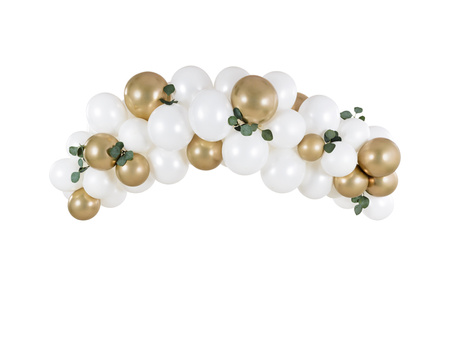 Balony 30 cm, Kotek, Pastel Pure White (1 op. / 50 szt.)