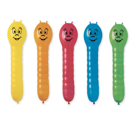 #BL Balony Premium Dżdżowniczki, 70 cm / 5 szt.