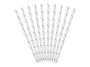 Balony 30cm, Kropki, Crystal Clear (1 op. / 50 szt.)