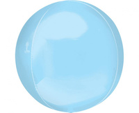 #BFK Balon foliowy ORBZ - kula pastelowa niebieska, 38x40 cm