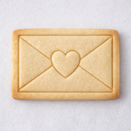 Foremka do tworzenia dekoracji KOPERTA Z WALENTYNKĄ WZ.I KicCake