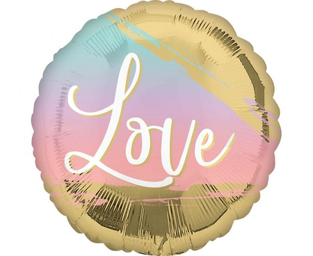#BFK Balon foliowy 18" Sunset Love, zapakowany
