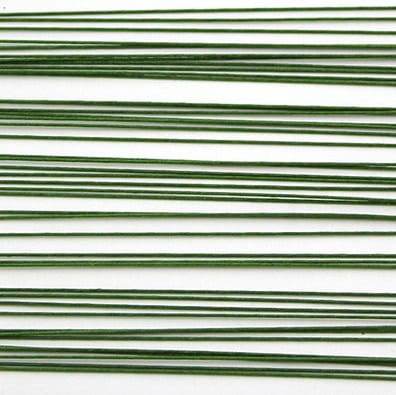 Drut florystyczny ZIELONY 0.7 mm 20 cm