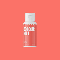 Barwnik olejowy do mas tłustych CORAL 20 ml Colour Mill