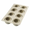 Forma silikonowa, kule DOLCE TARTUFO 62x52 mm, 960 ml 8 gniazd Silikomart