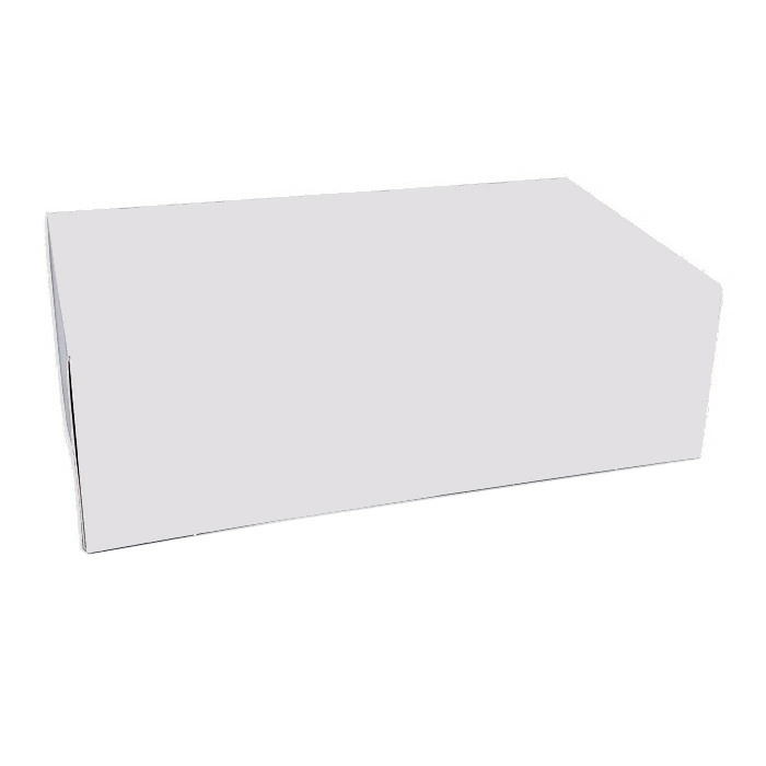 Białe pudełko na ciasto 16,5x11x8 cm – widok z góry