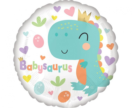 #BFK Balon foliowy 18" Babysaurus, zapakowany