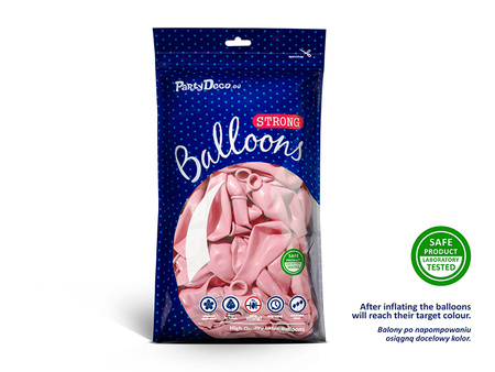 Balony Strong 27cm, Pastel Light Peach (1 op. / 100 szt.)