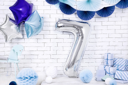 Balon foliowy Cyfra ''0'', 86cm, złoty