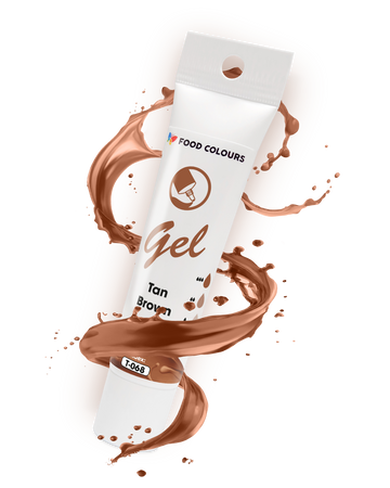 Barwnik w żelu JASNOBRĄZOWY Tan Brown 30g Food Colours