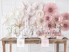 Baner Happy Birthday, srebrny, 16,5x62cm