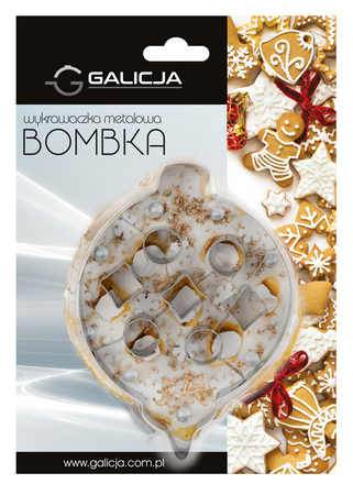 Wykrawaczka foremka do pierników BOMBKA duża 12,5x9 cm