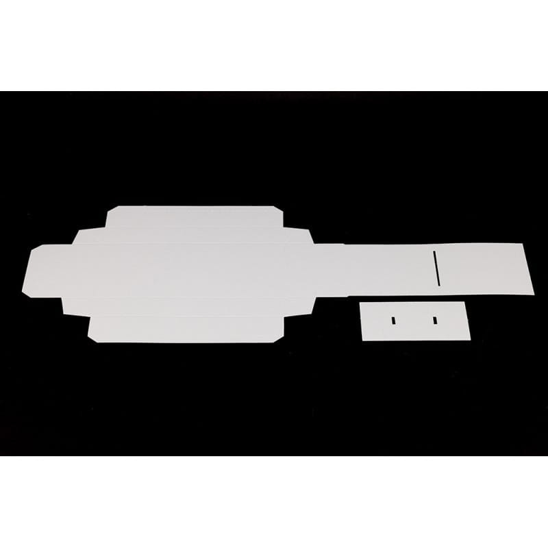 Pudełko na 2 monoporcje z białym spodem i przeźroczystą pokrywką – detale wykonania