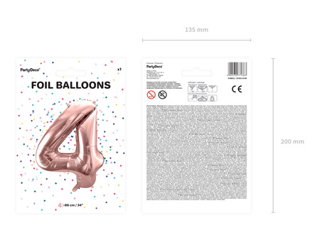 Balony 30cm, It's a Girl, P. Pure White (1 op. / 6 szt.)