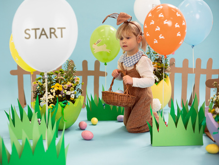 Świeczka urodzinowa Cyferka 1,  jasny różowy, 9.5cm