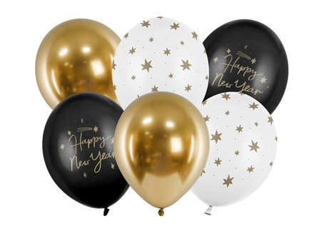 Girlanda balonowa Łańcuch, złoty, 6,7 m (1 op. / 14 szt.)