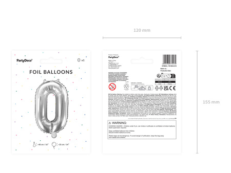 Balon foliowy Litera ''T'', 35cm, złoty