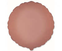 #BFK Balon foliowy 18" FX - Okrągły (matowy Vintage Rose) KK