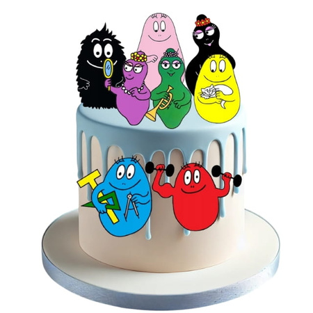 Wydruk jadalny opłatek na tort BARBAPAPA WZ.II
