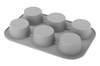 Forma silikonowa na muffinki 25,7x17,6x3,6 cm Galicja