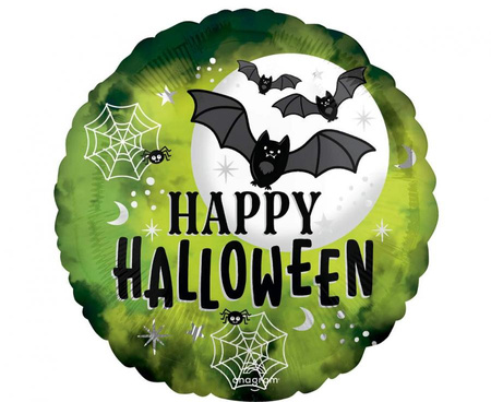 #BFK Balon foliowy 18"  Glow Batty Halloween
