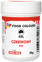 Barwnik w żelu CZERWONY 35 g Food Colours