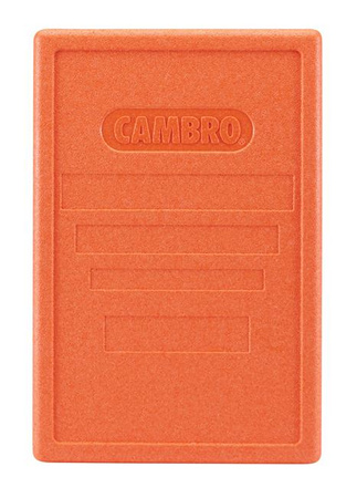 Pokrywa do pojemników termoizolacyjnych CAMBRO Cam GoBox® ładowanych od góry pomarańczowa