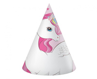 #STAI Czapeczki papierowe "Unicorn Rainbow Colors" 6 szt. KK