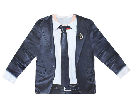 #STDO T-shirt z nadrukiem W garniturze, rozm. M