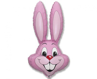 #BFK Balon foliowy 24" FX - Rabbit (jasnoróżowy), niepakowany