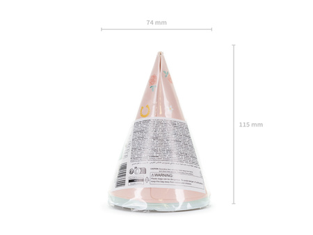 Rozety dekoracyjne Konie, mix, 35 cm (1 op. / 3 szt.)