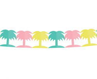 #DEGI Girlanda papierowa "Kolorowa Palma", rozm. 360 x 17.8 x 18 cm, 1 szt. KK
