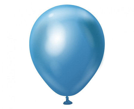 #BL Balony  5" Mirror Blue , 100 szt.