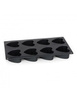 Silikonowa forma na 6 mini serc 29x17cm STARFLEX - Patisse