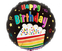 #BFK Balon foliowy 18" Rainbow cake