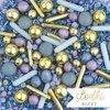Posypka dekoracyjna MARBLE BLUE 90g Słodki Bufet