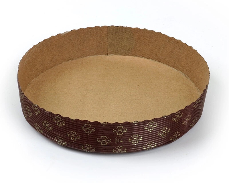 Papierowa forma do pieczenia tarta 15,5x3,5 cm 10 szt. przekrój i struktura papieru