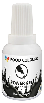 Barwnik w żelu CZARNY 20g PowerGel Food Colours
