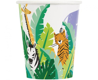 #ZKU Kubeczki papierowe Animal Safari, 266 ml, 8 szt.
