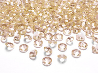 Diamentowe konfetti, złoty, 12mm (1 op. / 100 szt.)