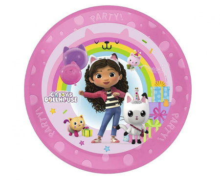 #ZTA Talerz wielokrotnego użytku "Party" 21cm Gabby''s Dollhouse Dreamworks, 1 szt. KK