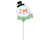 #BFK Balon foliowy Mini Shape HO HO HO Snowman