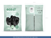 Balony Eco 30cm metalizowane, srebrny (1 op. / 100 szt.)